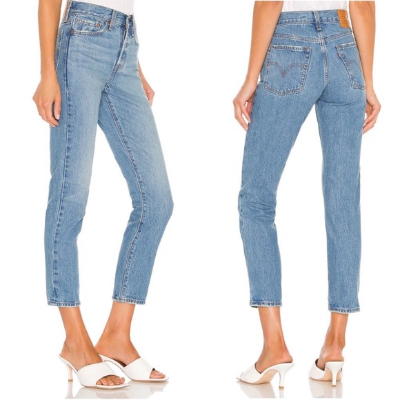 Levi's Denim - NWT Levi’s Wedgie Fit High Rise Button Fly Jeans in Athens Pushed Size 24